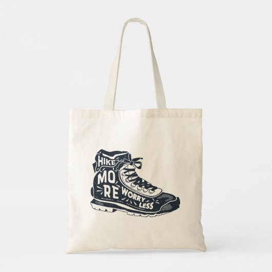 Hike more Angst Minder Tote Bag (Achterkant)