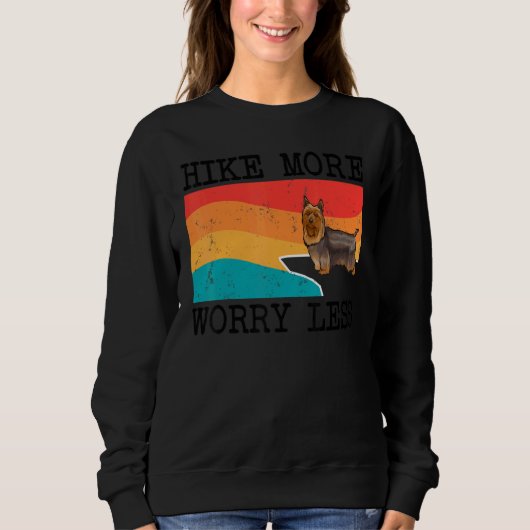 Hike more Angst Minky Terrier Graphic Hiking Trui (Voorkant)