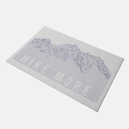 Hike More Mountains Deurmat (Schuin)