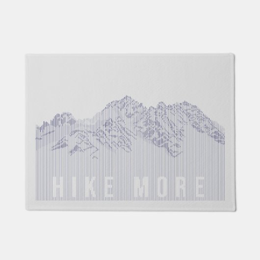 Hike More Mountains Deurmat (Voorkant)