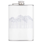 Hike More Mountains Heupfles (Voorkant)