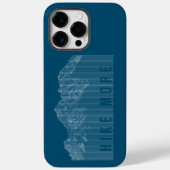Hike More Mountains White Hoesje-Mate iPhone Case (Achterkant)