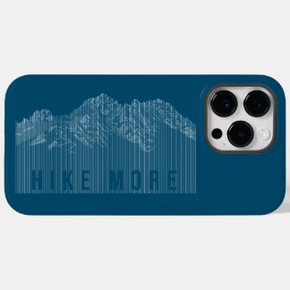 Hike More Mountains White Hoesje-Mate iPhone Case