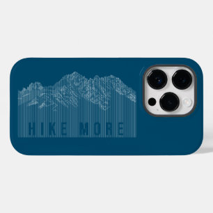 Hike More Mountains White Hoesje-Mate iPhone Case