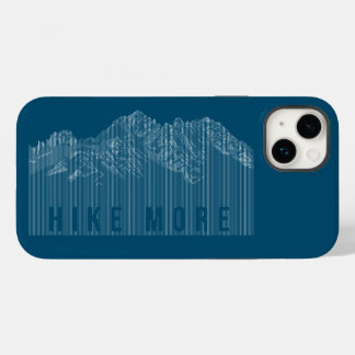 Hike More Mountains White Hoesje-Mate iPhone Case