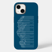 Hike More Mountains White Hoesje-Mate iPhone Case (Achterkant)
