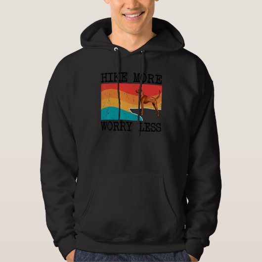 Hike more Worker Miner Redbone Coonhound Graphic H Hoodie (Voorkant)