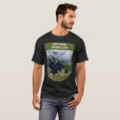 HIKE MORE WORRY LESS - WANDELCITAAT T-SHIRT (Voorkant volledig)