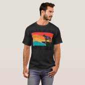 Hike more Worry Miness Beauceron Graphic Hiking T-shirt (Voorkant volledig)