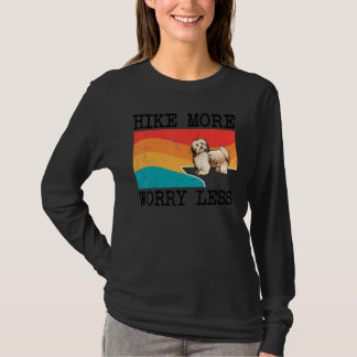 Hike more Worry Miness Havanese Graphic Hiking T-shirt