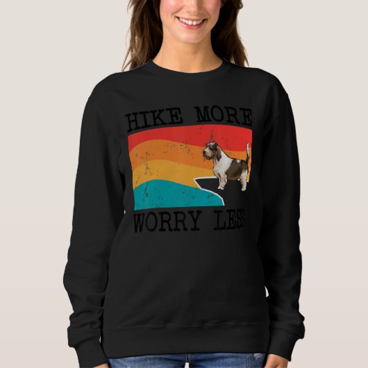 Hike more Worry Mint Petit Basset Griffon Vendeen Trui (Voorkant)
