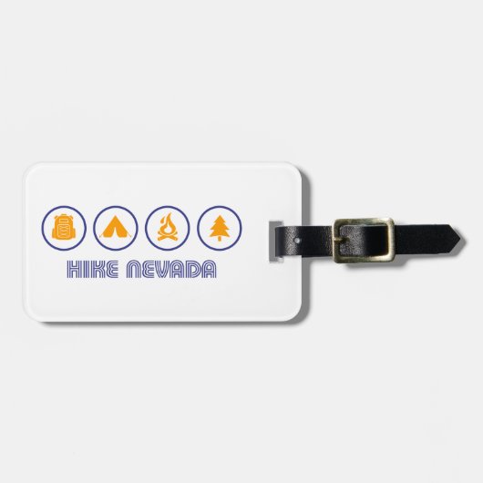 Hike Nevada Bagagelabel (Voorkant horizontaal)