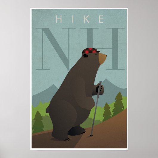 Hike New Hampshire Poster (Voorkant)