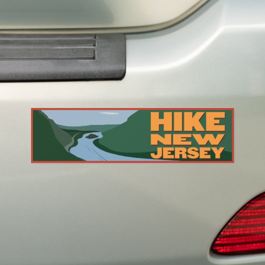 Hike New Jersey - Sticker (Op auto)