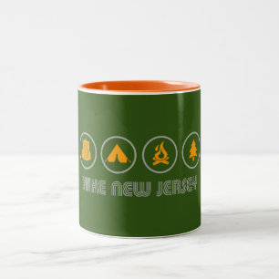 Hike New Jersey Tweekleurige Koffiemok