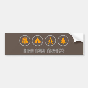 Hike New Mexico Bumpersticker