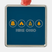 Hike Ohio Metalen Ornament (Voorkant)