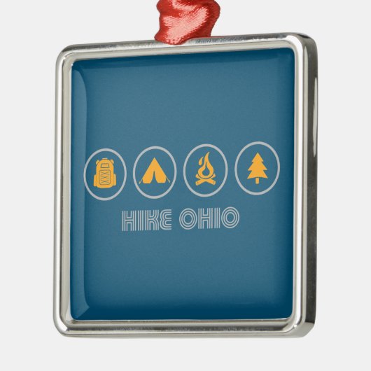 Hike Ohio Metalen Ornament (Links)