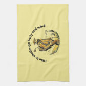 Hike om lichaam en geest uit te dagen. theedoek (Verticaal)