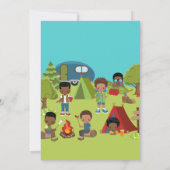 Hike on Over Birthday Invitation Kaart (Achterkant)