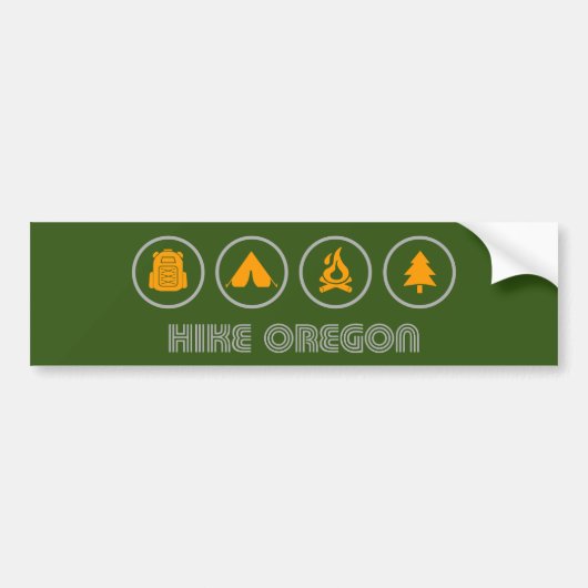 Hike Oregon Bumpersticker (Voorkant)