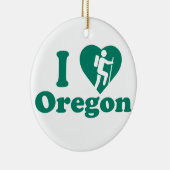 Hike Oregon Keramisch Ornament (Rechts)