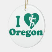 Hike Oregon Keramisch Ornament (Links)