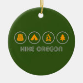 Hike Oregon Keramisch Ornament (Voorkant)