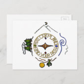 Hike Our Planet Hiker's Soul Compass Briefkaart (Voorkant / Achterkant)