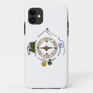 Hike Our Planet Hiker's Soul Compass iPhone 11 Hoesje