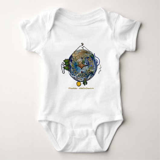 Hike Our Planet Hiker's Soul Compass Earth Romper (Voorkant)