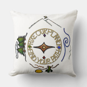 Hike Our Planet Hiker's Soul Compass Kussen