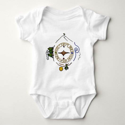 Hike Our Planet Hiker's Soul Compass Romper (Voorkant)