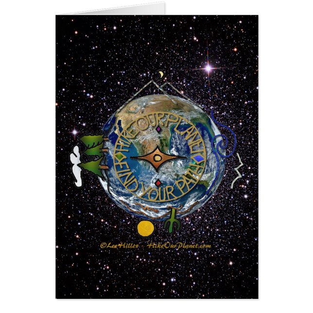 Hike Our Planet Hiker's Soul Compass Space (Voorkant)