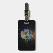 Hike Our Planet Hiker's Soul Compass Space Bagagelabel (Voorkant verticaal)