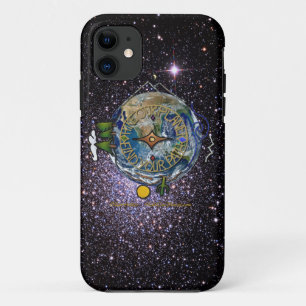 Hike Our Planet Hiker's Soul Compass Space iPhone 11 Hoesje