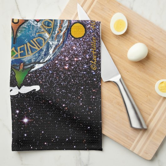 Hike Our Planet Hiker's Soul Compass Space Theedoek (Quarter Fold)