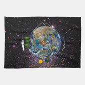 Hike Our Planet Hiker's Soul Compass Space Theedoek (Horizontaal)