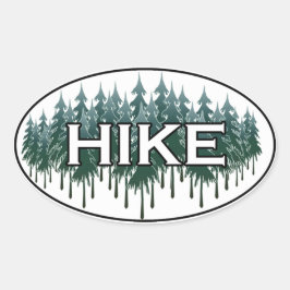 HIKE Oval Logo Ovale Sticker