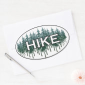 HIKE Oval Logo Ovale Sticker (Envelop)