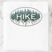 HIKE Oval Logo Ovale Sticker (Tas)