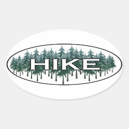 HIKE Oval Logo Ovale Sticker