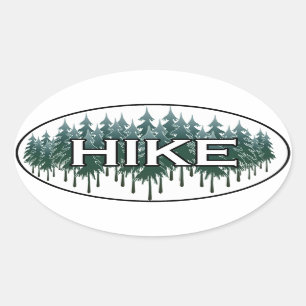 HIKE Oval Logo Ovale Sticker