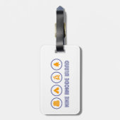 Hike Rhode Island Bagagelabel (Achterkant verticaal)