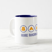 Hike Rhode Island Tweekleurige Koffiemok (Voorkant links)