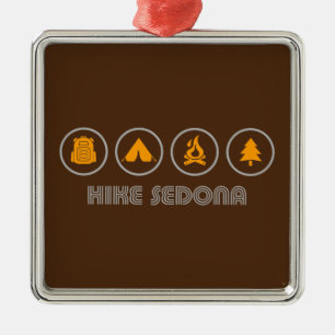 Hike Sedona Metalen Ornament