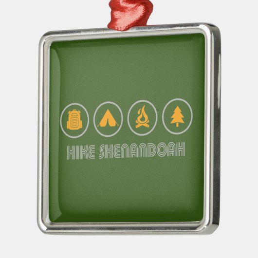 Hike Shenandoah Metalen Ornament (Links)