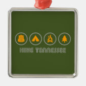 Hike Tennessee Metalen Ornament (Voorkant)