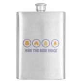 Hike the Blue Ridge Mountains Flacon (Voorkant)