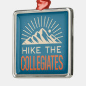 Hike The Collegiate Mountains Sunburst Metalen Ornament (Links)